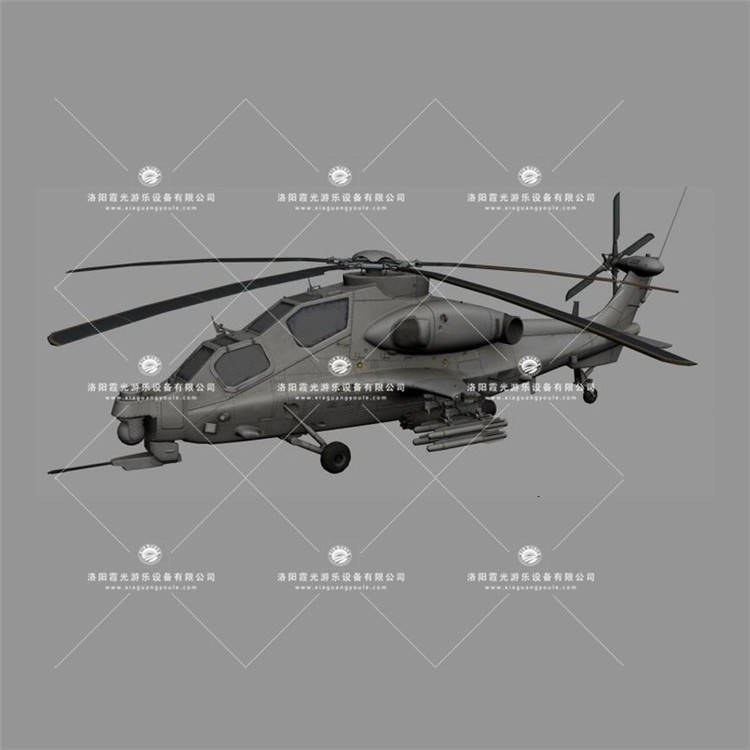 焉耆武装直升机3D模型